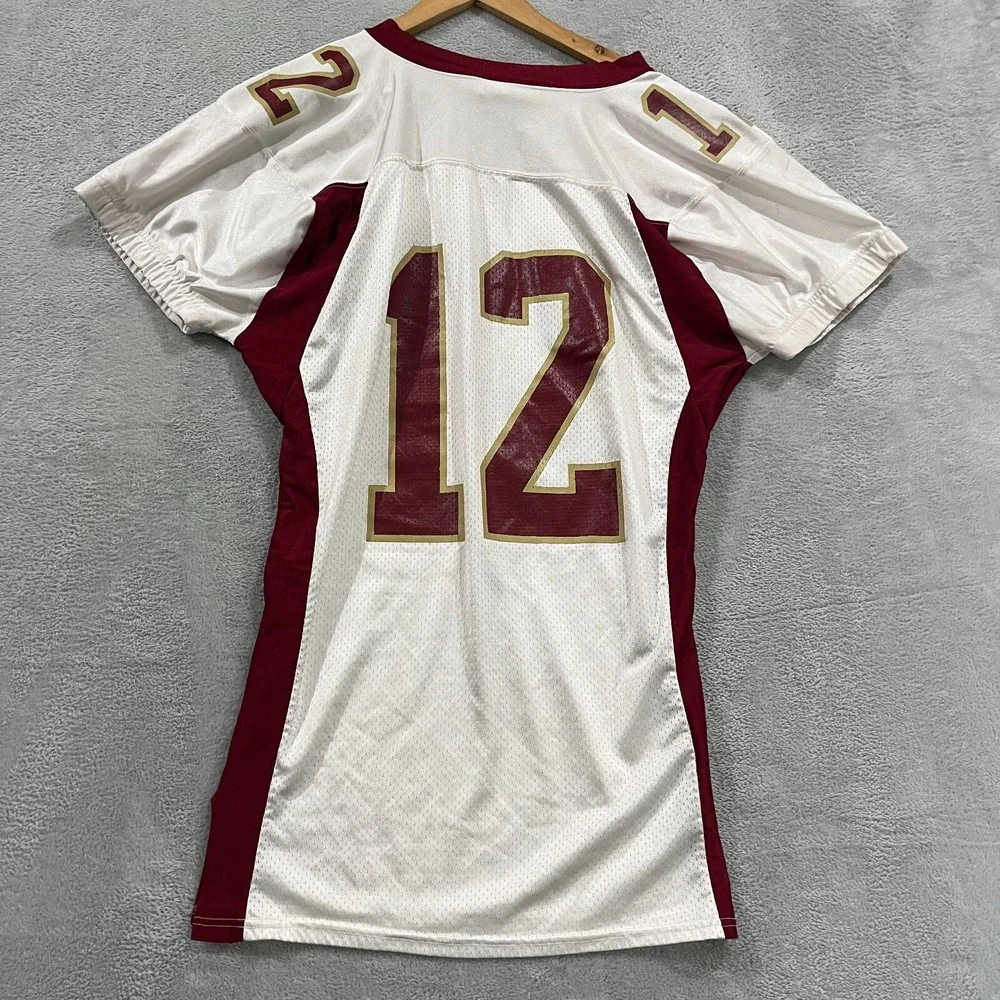 Adidas Shirt‎ Men's Small Jersey Football Vintage 80s USA Made White Red 12